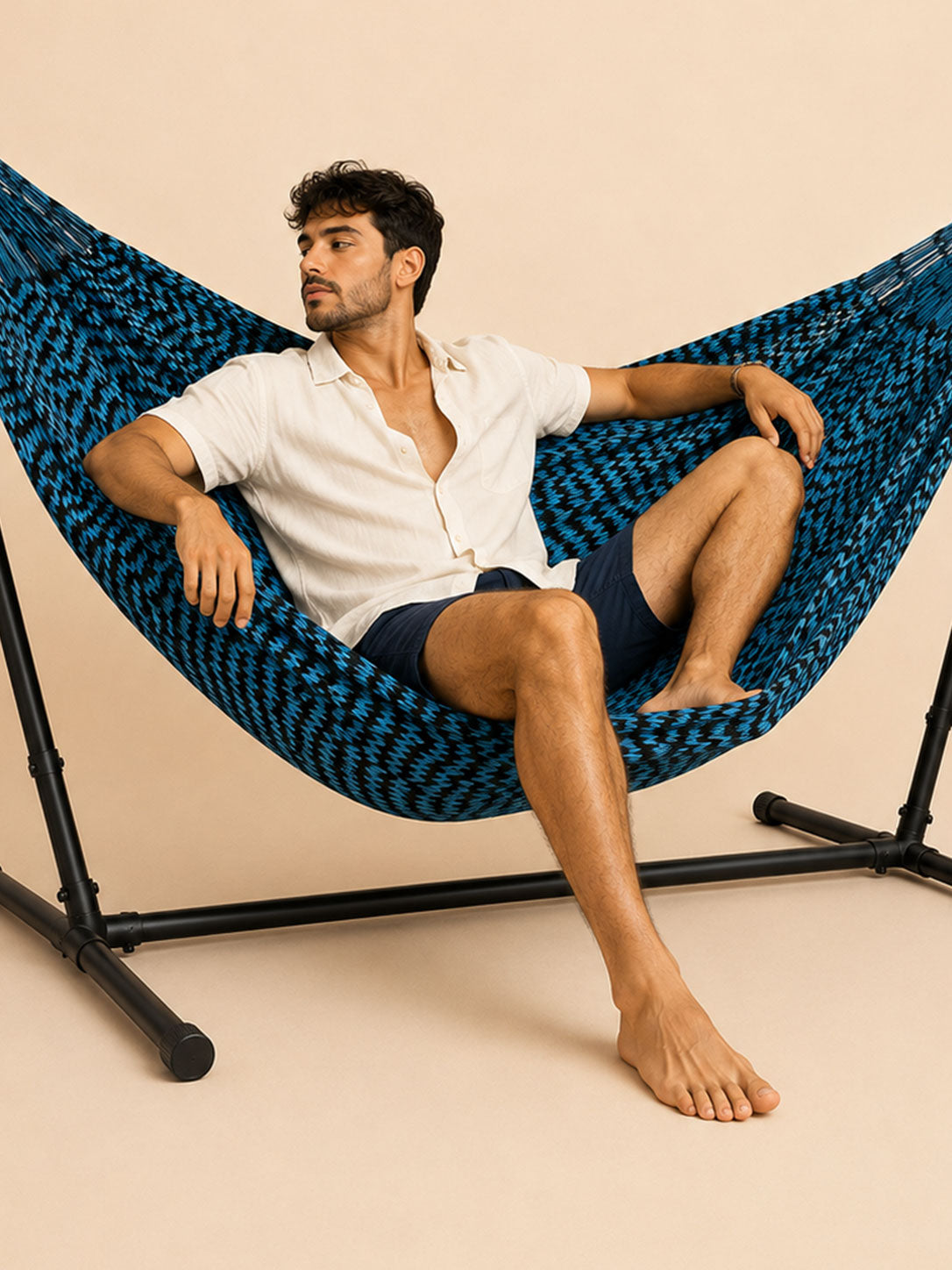 Hamaca Azul & Negro